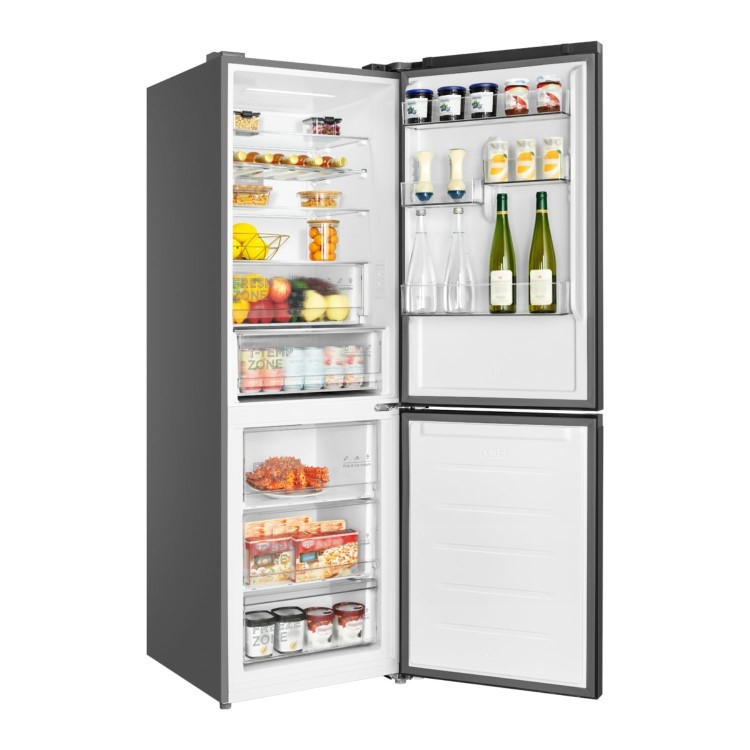 TCL 340 Litre 60/40 Freestanding Fridge Freezer - Silver