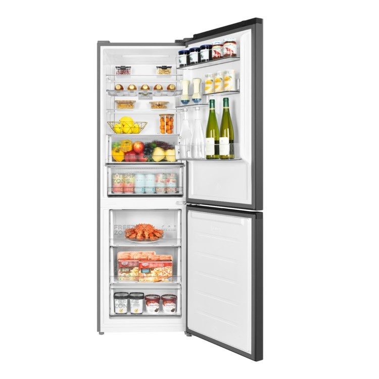 TCL 340 Litre 60/40 Freestanding Fridge Freezer - Silver