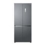 TCL Free Built In 456 Litre Four Door American Fridge Freezer - Grey