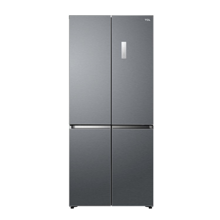 TCL Free Built In 456 Litre Four Door American Fridge Freezer - Grey