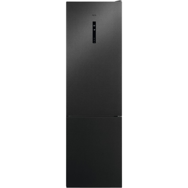 Refurbished AEG RCB736E5MB Freestanding 347 Litre 60/40 Frost Free Fridge Freezer Black