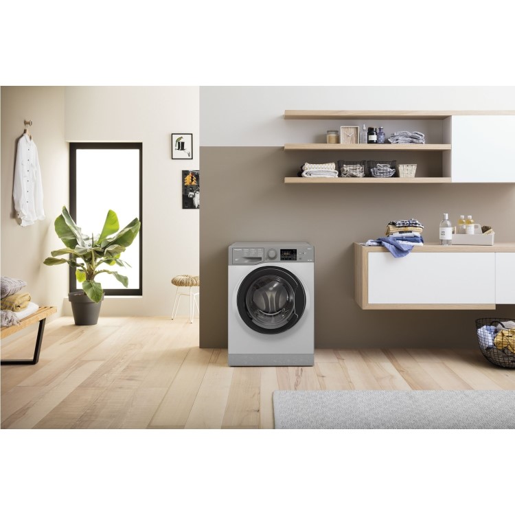 Refurbished Hotpoint Futura RDG9643GKUKN Freestanding 9/6KG 1400 Spin Washer Dryer Graphite