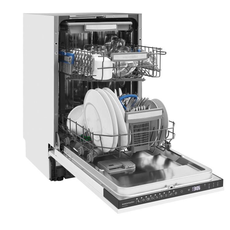 Refurbished Rangemaster RDWP4510I54 Slimline 10 Place Fully Integrated Dishwasher