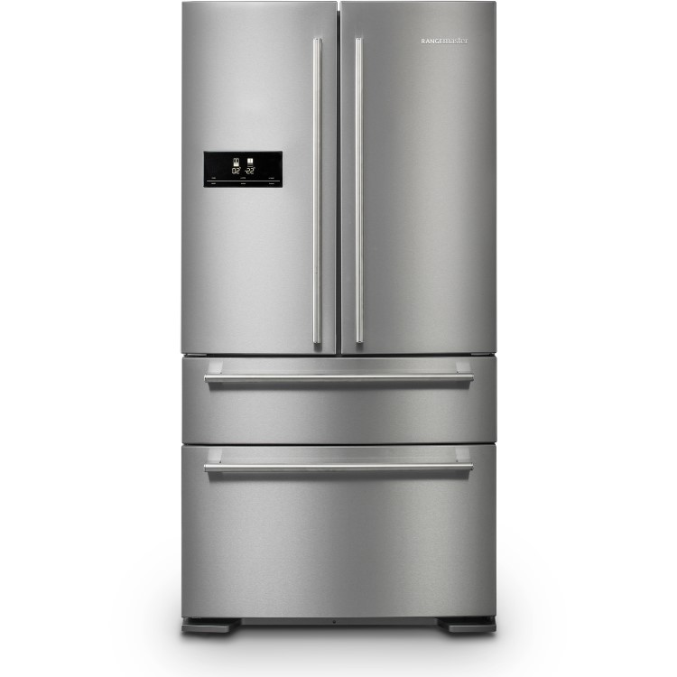 Rangemaster 557 Litre American Fridge Freezer - Stainless steel