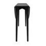 Small Round Black Folding Drop Leaf Dining Table - Seats 2-4 - Rudy