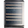 Rangemaster 46 Bottle Capaciy Wide Dual Zone Wine Cooler - Stainless Steel