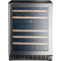 Rangemaster 46 Bottle Capaciy Wide Dual Zone Wine Cooler - Stainless Steel Rangemaster 46 Bottle Capaciy Wide Dual Zone Wine Cooler - Stainless Steel