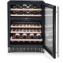 Rangemaster 46 Bottle Capaciy Wide Dual Zone Wine Cooler - Stainless Steel