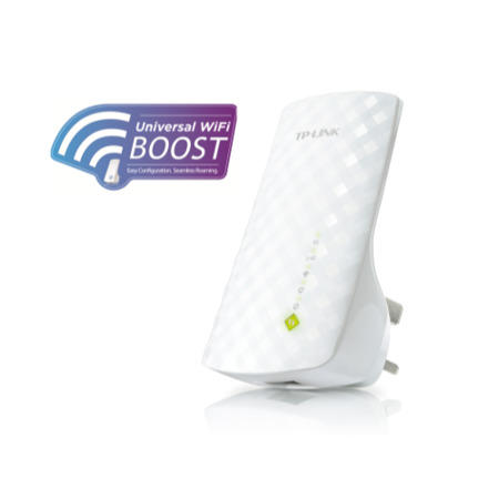 TP-Link AC750 Dual Band WiFi Universal Wall-Plug Range Extender