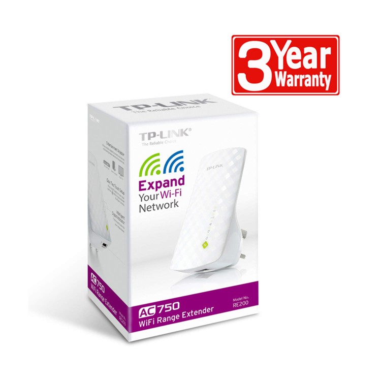 TP-Link AC750 Dual Band WiFi Universal Wall-Plug Range Extender