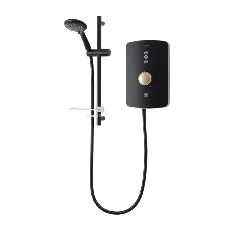 ONLY OPENED - Triton Amala Metallic 8.5kW Brushed Brass Electric Shower