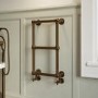 Bronze Vertical Traditional Towel Radiator 700 x 400mm - Regent