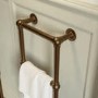 Bronze Vertical Traditional Towel Radiator 700 x 400mm - Regent