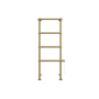ONLY OPENED - Brass Vertical Electric Towel Radiator 1200 x 479mm - Regent