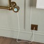 GRADE A1 - Brass Vertical Traditional Electric Towel Radiator 700 x 400mm - Regent