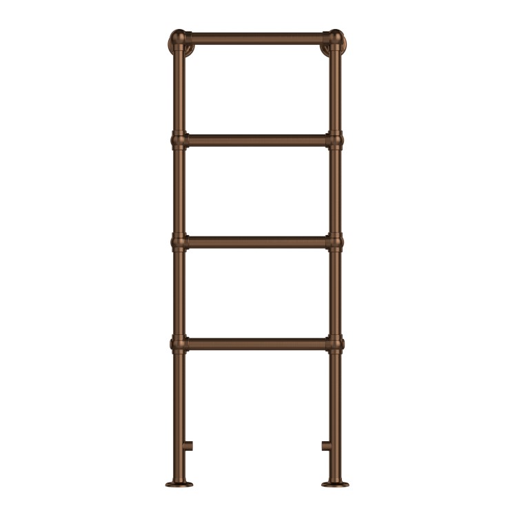 GRADE A1 - Bronze Vertical Traditional Towel Radiator 1200 x 479mm – Regent