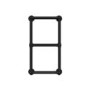 ALMOST PERFECT - Black Vertical Traditional Towel Radiator 700 x 400mm - Regent