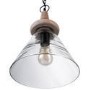 Scandi Style Glass Cone Pendant Light - Durham