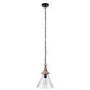 Scandi Style Glass Cone Pendant Light - Durham