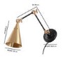 Brass Cone Wall Lamp - Rome