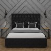 Black Cone Wall Light with Brass Finish - Rome