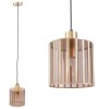 Smoked Glass Brass Pendant Light - Dallas