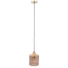 Smoked Glass Brass Pendant Light - Dallas