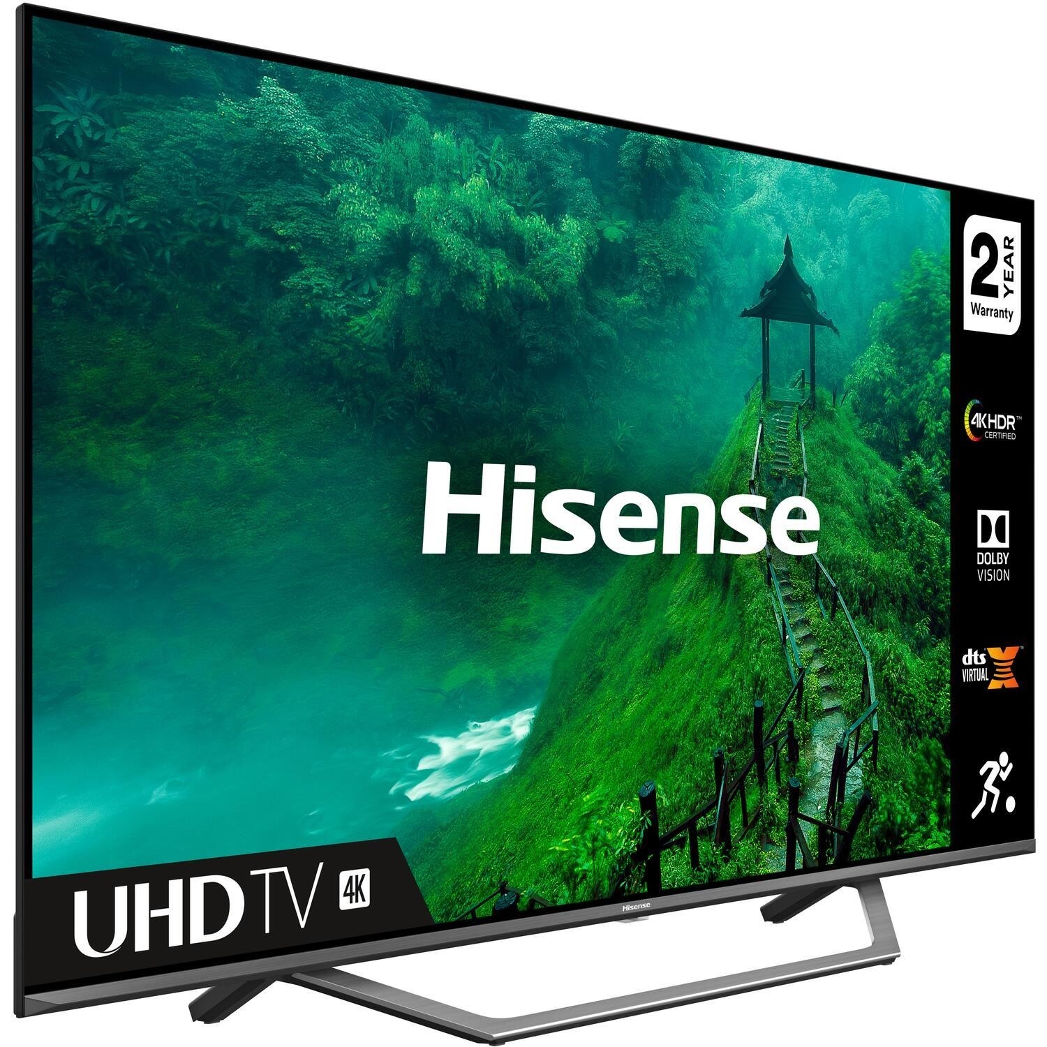 Refurbished Hisense 43 4K Ultra HD with HDR LED Freeview Play Smart TV 