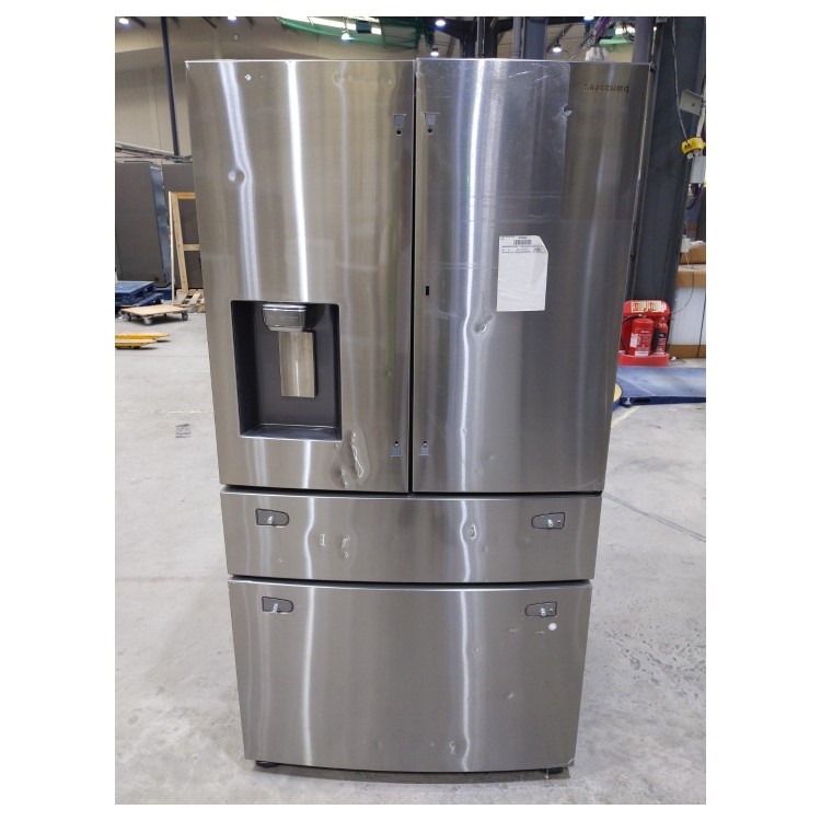 Refurbished Samsung RF22R7351SR/EU Freestanding 635 Litre American Fridge Freezer Silver