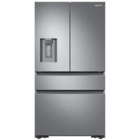 Refurbished Samsung RF23M8080SR Freestanding 457 Litre 70/30 Frost Free American Fridge Freezer