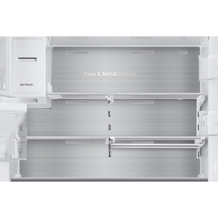 Refurbished Samsung RF23M8080SR Freestanding 457 Litre 70/30 Frost Free American Fridge Freezer