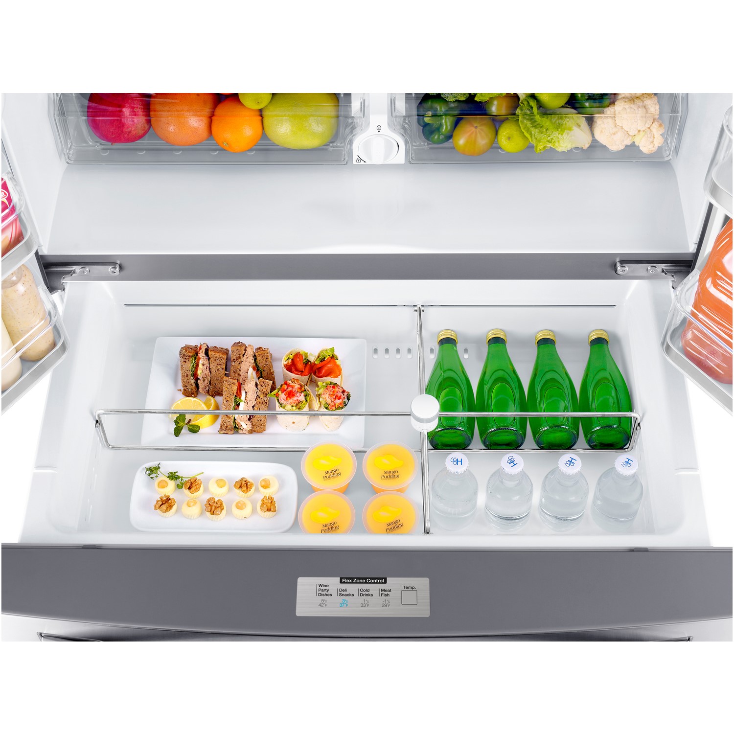 Samsung RF24FSEDBSR 471L American Freestanding Fridge Freezer