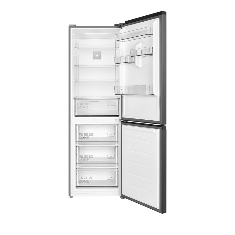 TCL 340 Litre 60/40 Freestanding Fridge Freezer - Grey