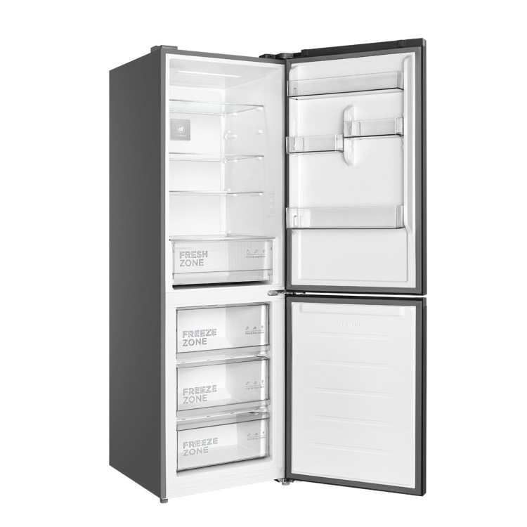 TCL 340 Litre 60/40 Freestanding Fridge Freezer - Grey