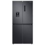 Samsung 488 Litre Four Door American Fridge Freezer with Twin Cooling Plus - Black