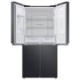 Samsung 488 Litre Four Door American Fridge Freezer with Twin Cooling Plus - Black