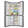 Samsung 488 Litre Four Door American Fridge Freezer with Twin Cooling Plus - Black
