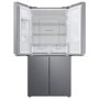 Refurbished Samsung RF48A401EM9 Freestanding 488 Litre Frost Free American Fridge Freezer with Twin Cooling Plus Silver