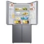 Refurbished Samsung RF48A401EM9 Freestanding 488 Litre Frost Free American Fridge Freezer with Twin Cooling Plus Silver