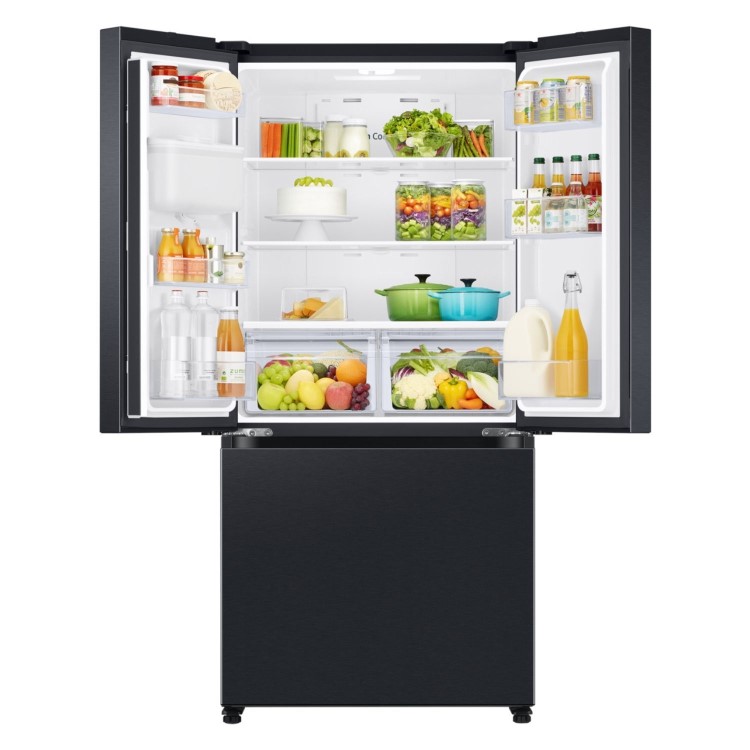 Samsung 495 Litre Side-By-Side American Fridge Freezer - Black