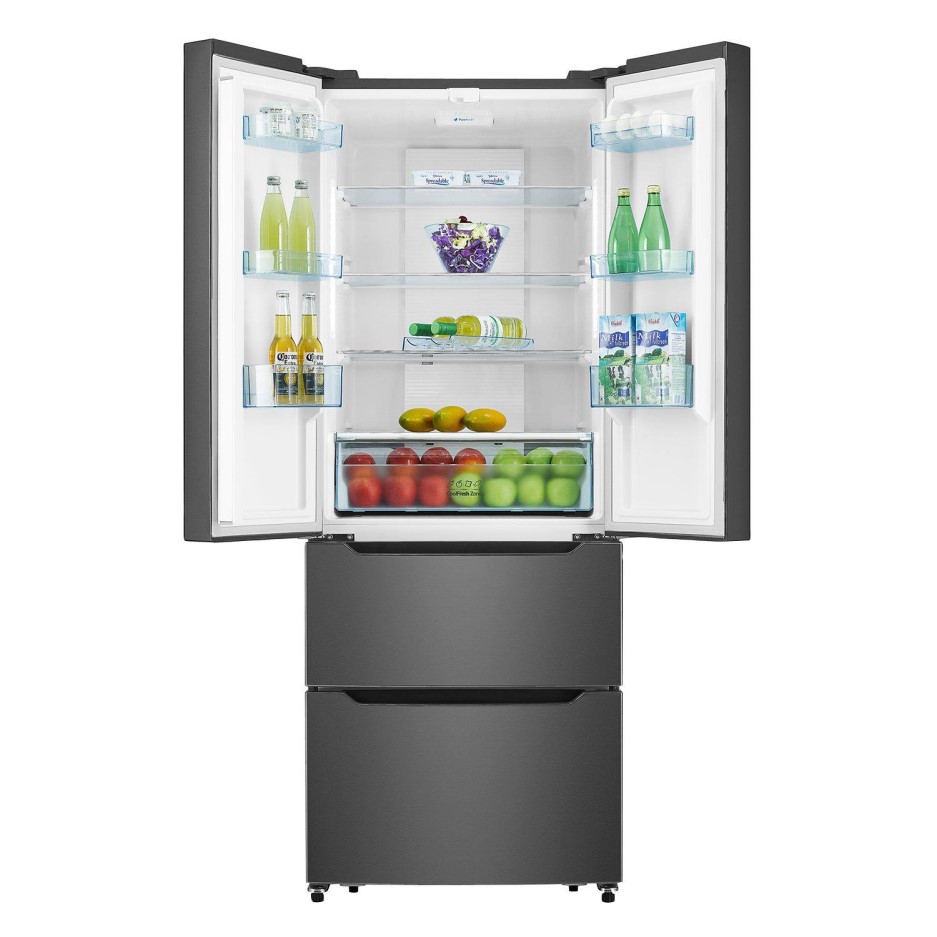 Hisense RF528N4AB1 70cm Wide Frost Free French Door Freestanding Fridge Freezer Black Hisense RF528N4AB1 70cm Wide Frost Free French Door Freestanding Fridge Freezer Black