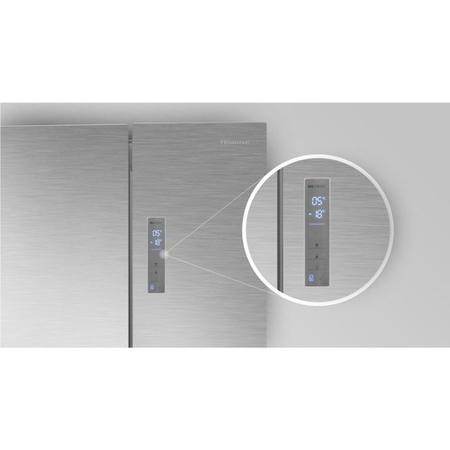 Refurbished Hisense RF528N4WC1 404 Litre American Fridge Freezer Stainless Steel
