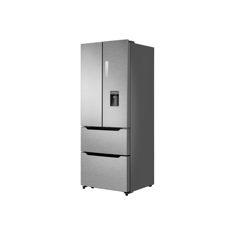 Refurbished Hisense RF528N4WC1 404 Litre American Fridge Freezer Stainless Steel