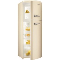 Gorenje RF60309OC Retro Style Right Hand Hinge Top Mount Freestanding Fridge Freezer Cream