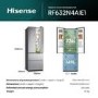 Hisense PureFlat 485 Litre French Style American Fridge Freezer - Stainless Steel