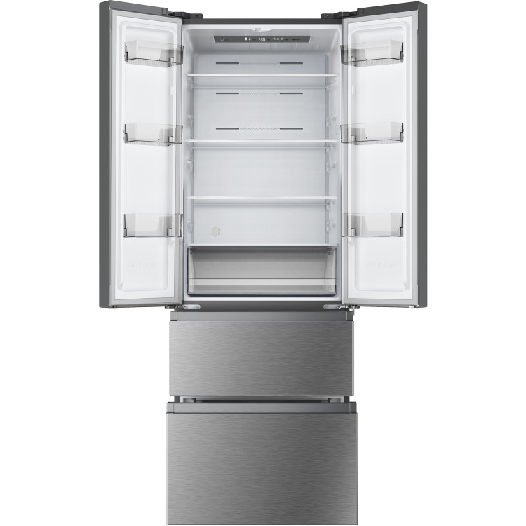 Refurbished Hisense RF632N4BCF Freestanding 435 Litre 60/40 American Fridge Freezer