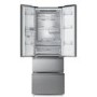 Hisense PureFlat 485 Litre French Style American Fridge Freezer - Stainless Steel