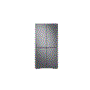 Samsung 647 Litre Four Door American Fridge Freezer With Beverage Centre  - Refined Inox 