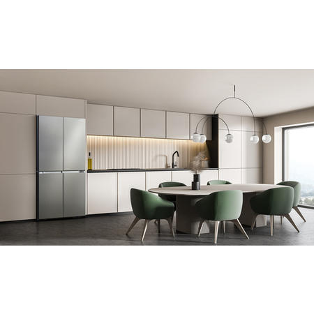Samsung 647 Litre Four Door American Fridge Freezer With Beverage Centre  - Refined Inox