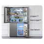 Samsung 647 Litre Four Door American Fridge Freezer With Beverage Centre  - Refined Inox 